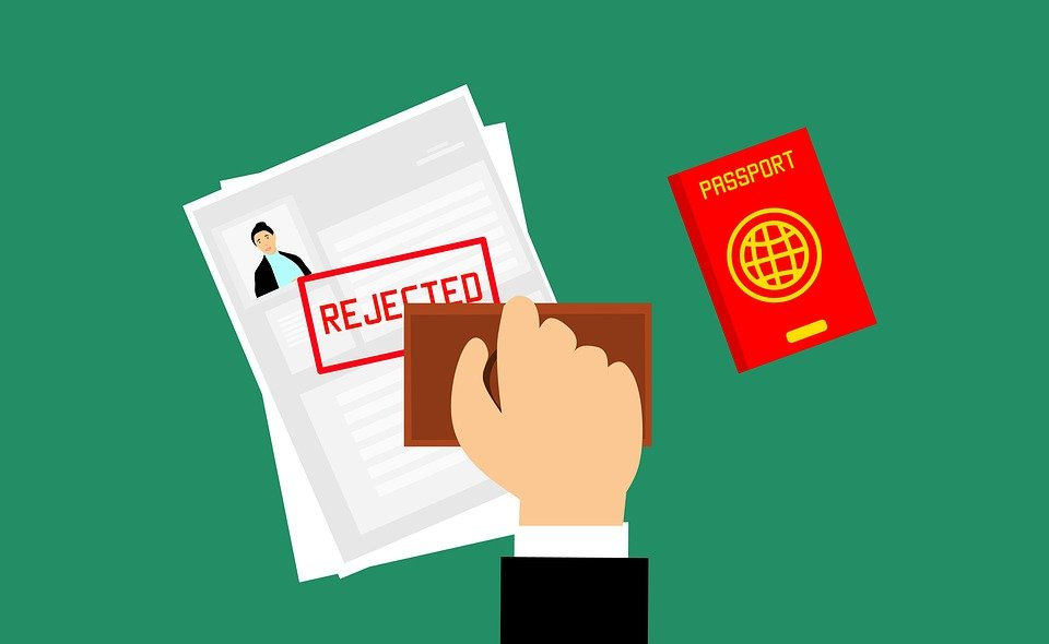 Stamp of visa rejection